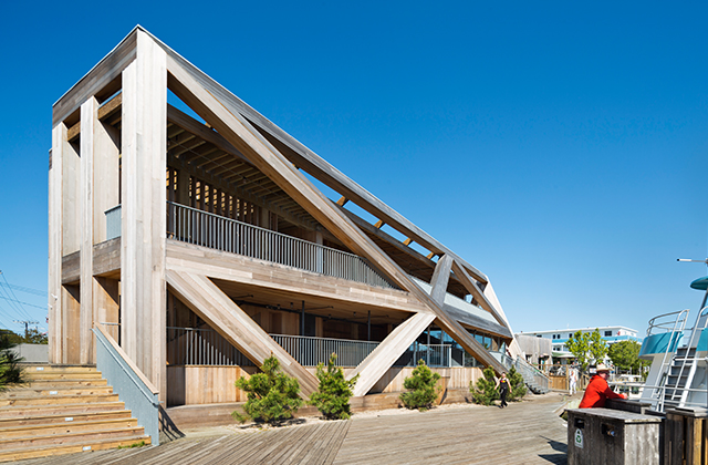 Fire Island and Pines Pavilion by HWKN