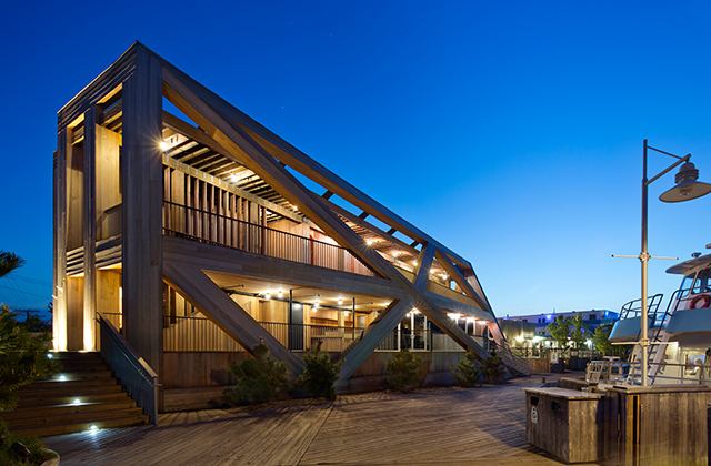 Fire Island and Pines Pavilion by HWKN