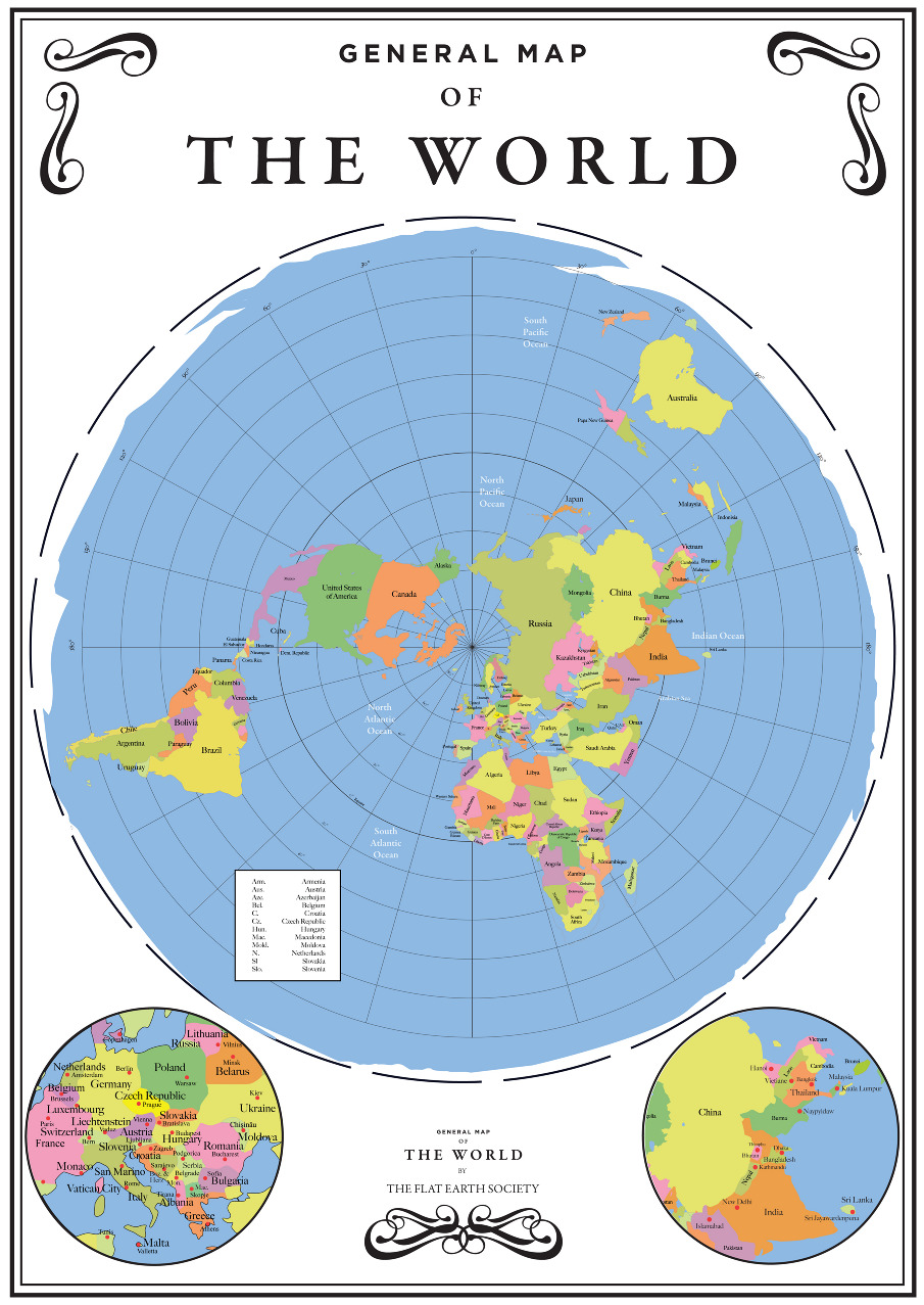 How can flat earth theory explain this flight route?